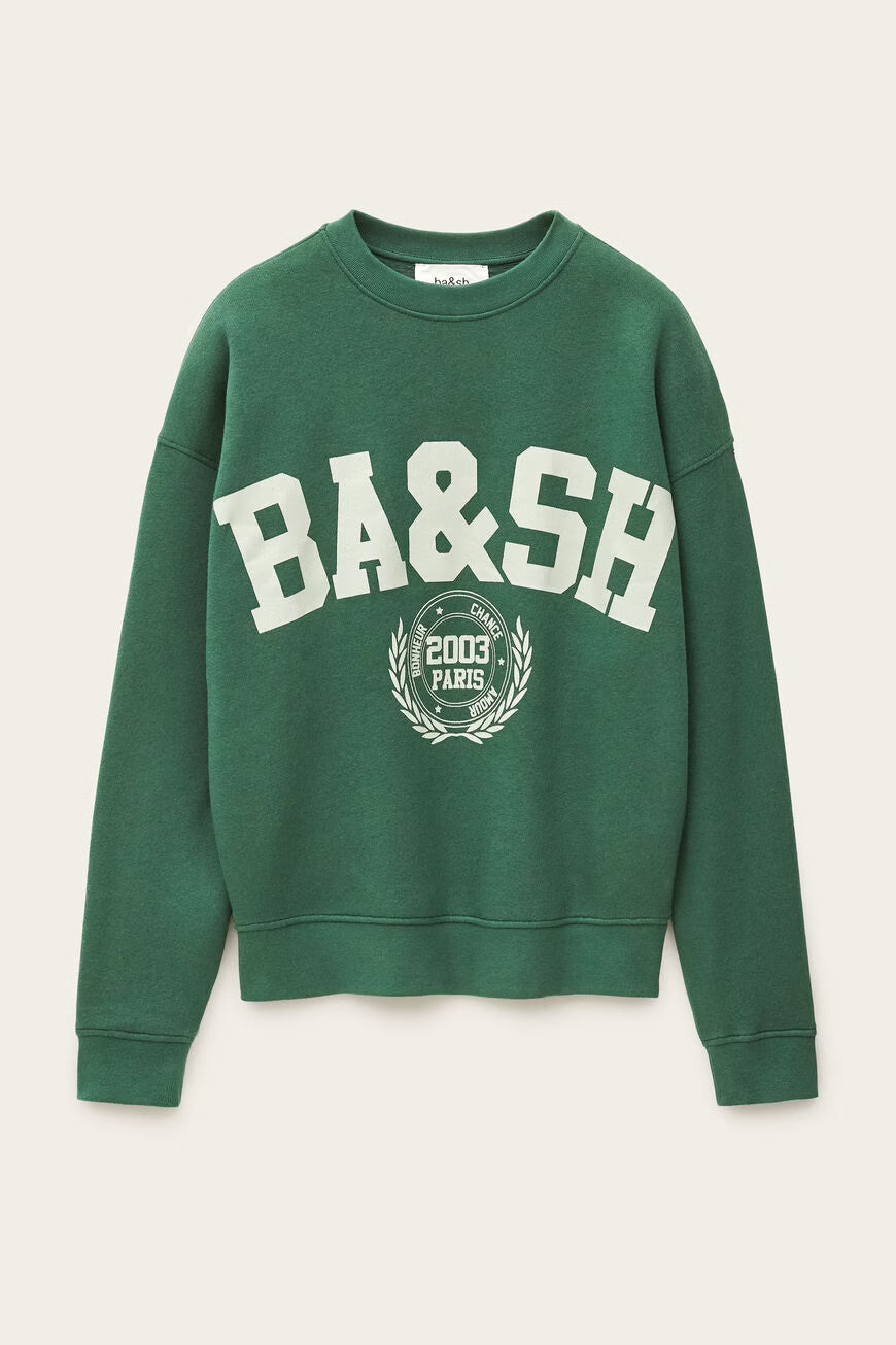 BA&SH FENJA SWEATER GROEN - S. LABELS