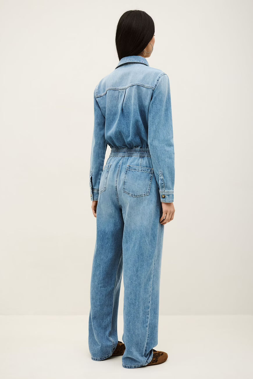 BA&SH MYRELLA JUMPSUIT JEANS - S. LABELS