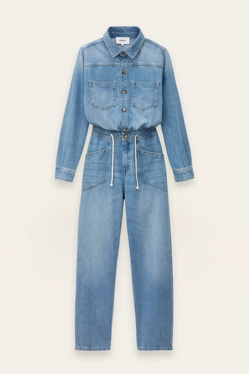 BA&SH MYRELLA JUMPSUIT JEANS - S. LABELS