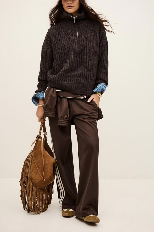 BA&SH BELTANE KNIT BRUIN