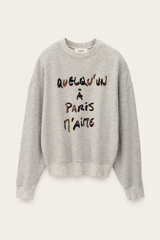 BA&SH SWEATSHIRT BRUCE GRIJSMELEE