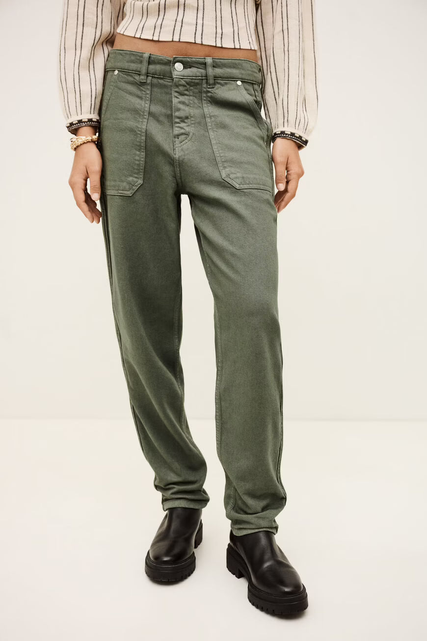 BA&SH CALI TROUSERS GROEN