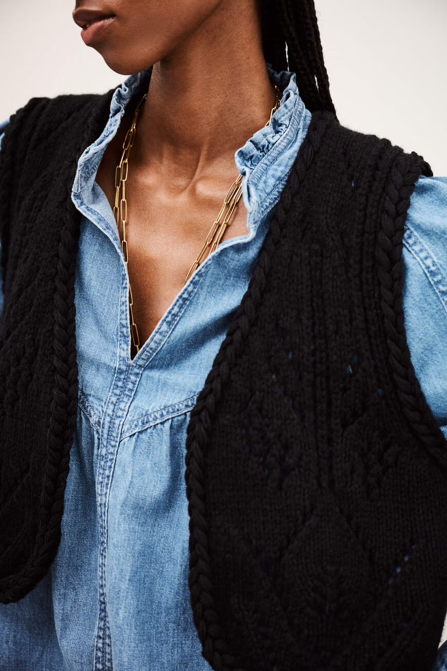 BA&SH GILES CARDIGAN BLACK