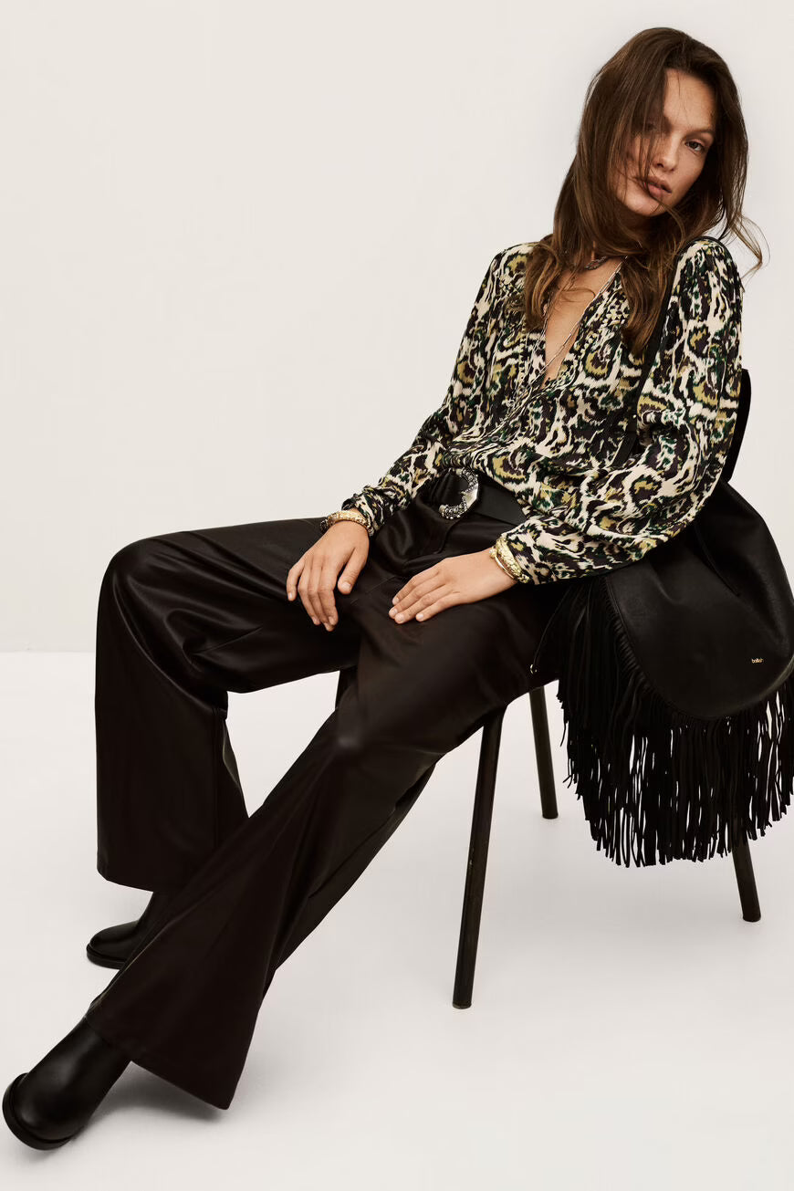 BA&SH ONADA BLOUSE GROEN