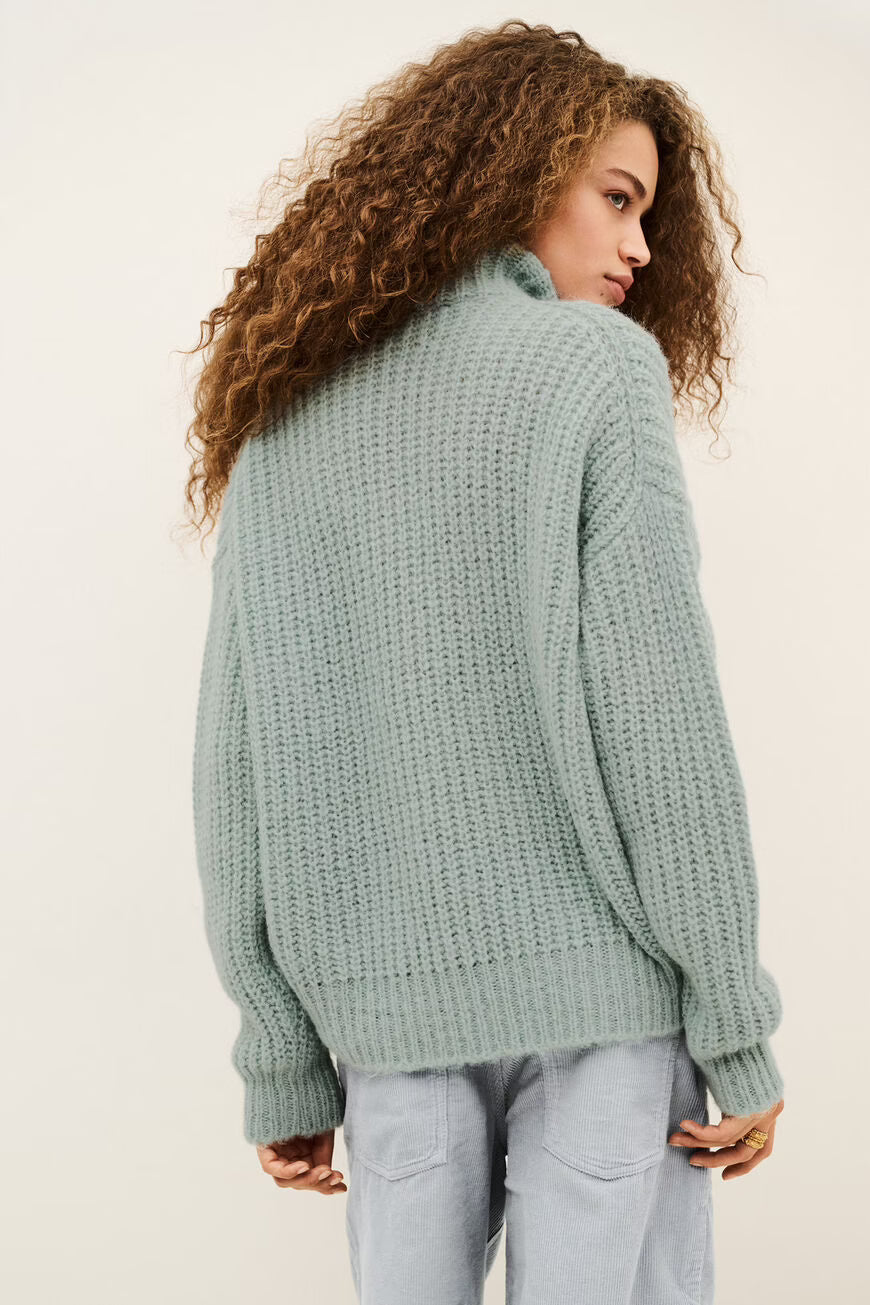 BA&SH BELTANE KNIT BLAUW