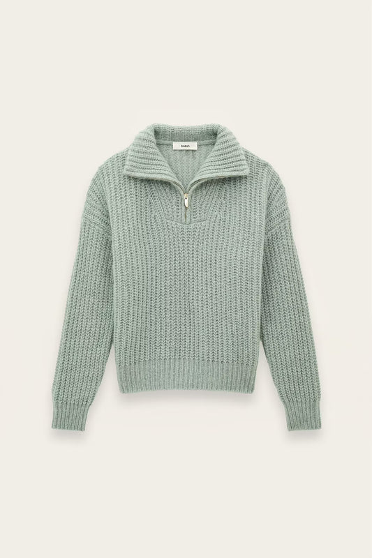 BA&SH BELTANE KNIT BLAUW
