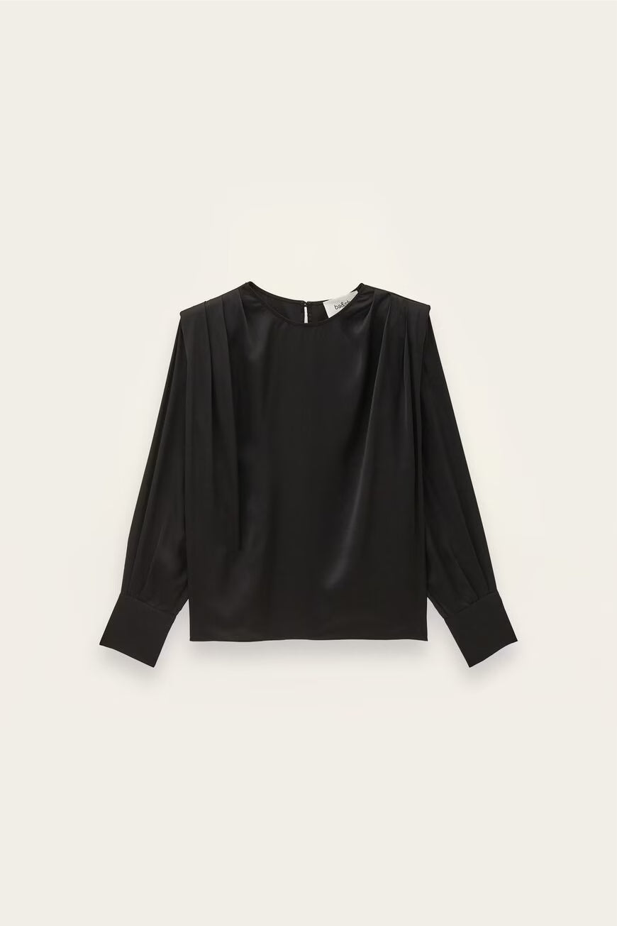 BA&SH CADIE BLOUSE ZWART - S. LABELS