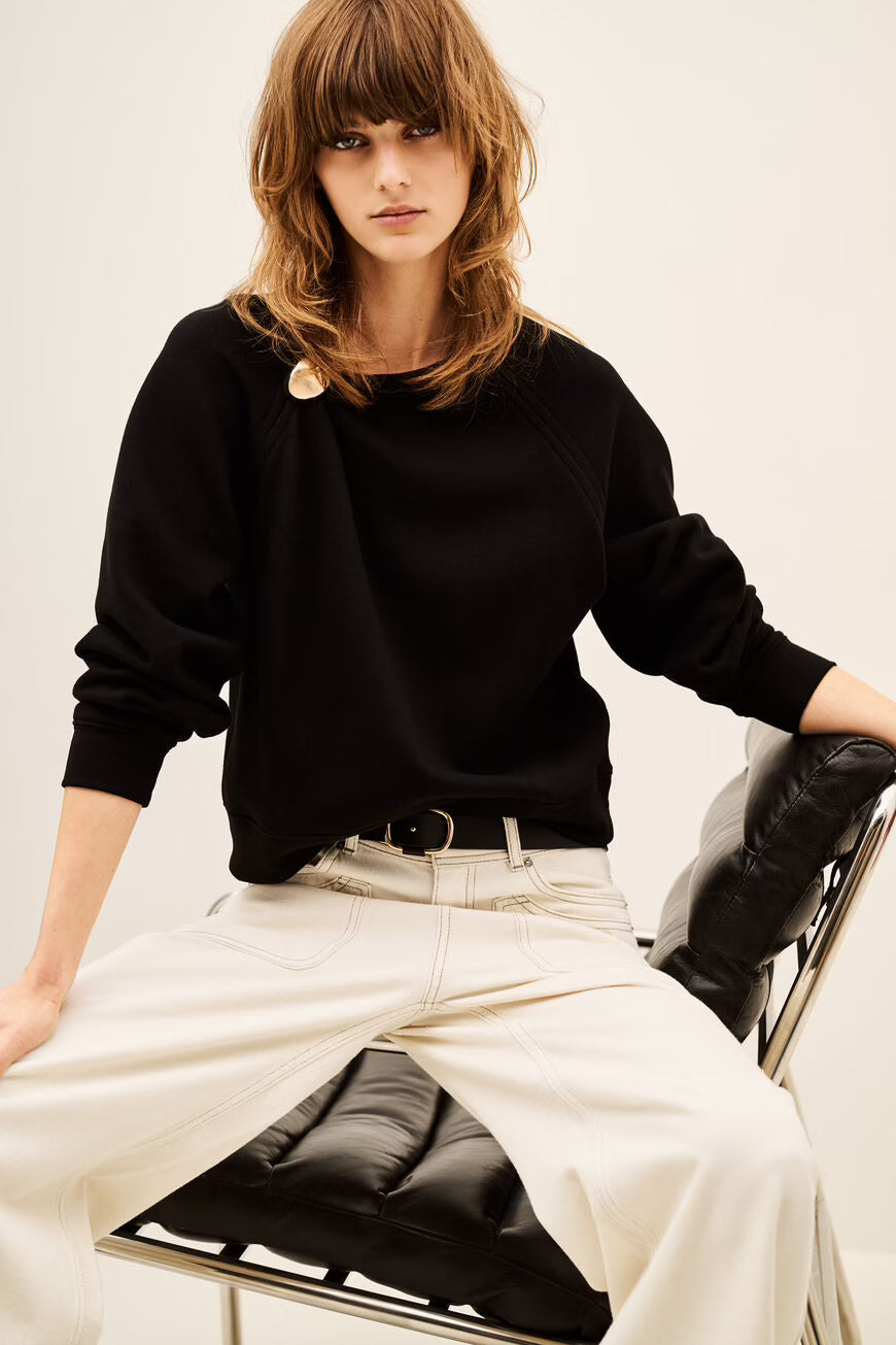 BA&SH DELLA SWEATER BLACK