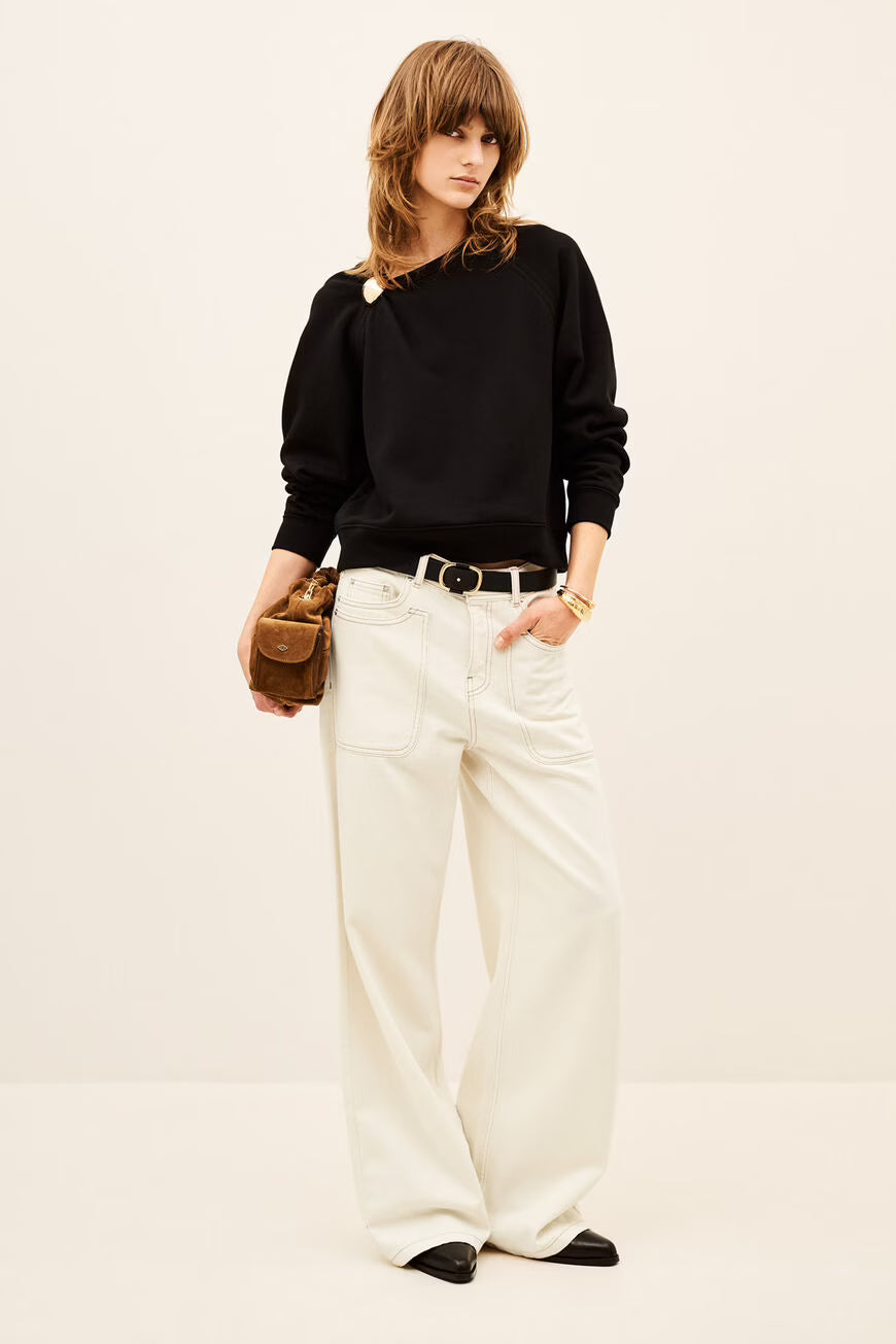 BA&SH DELLA SWEATER BLACK