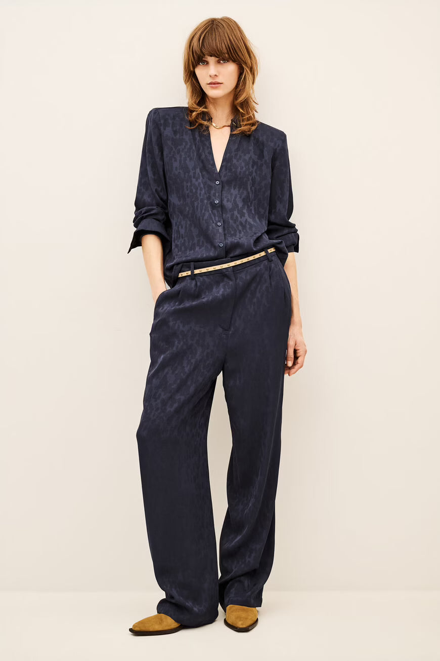 BA&SH  PANTALON HELOY BLAUW