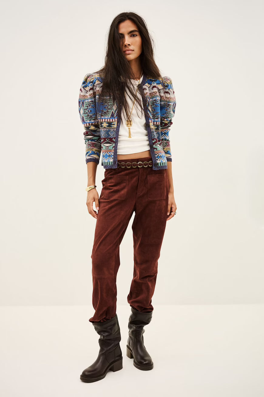 BA&SH MAJA VEST MULTICOLOR
