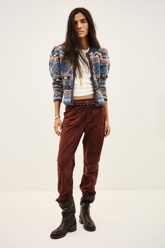 BA&SH MAJA VEST MULTICOLOR