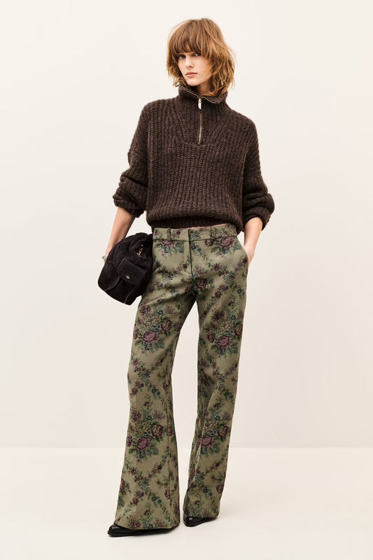 BA&SH PANTALON REMEA KAKI - S. LABELS