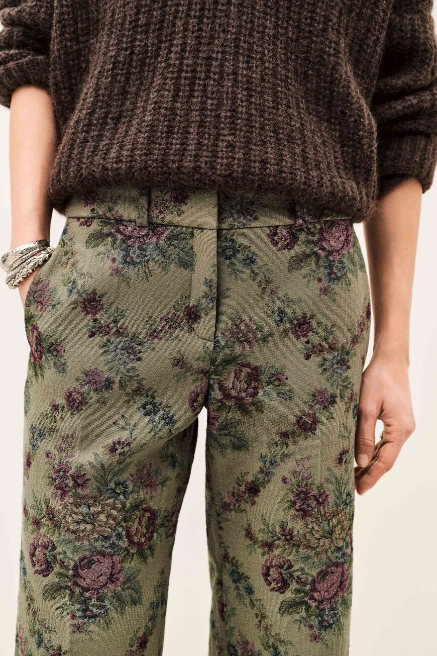 BA&SH PANTALON REMEA KAKI