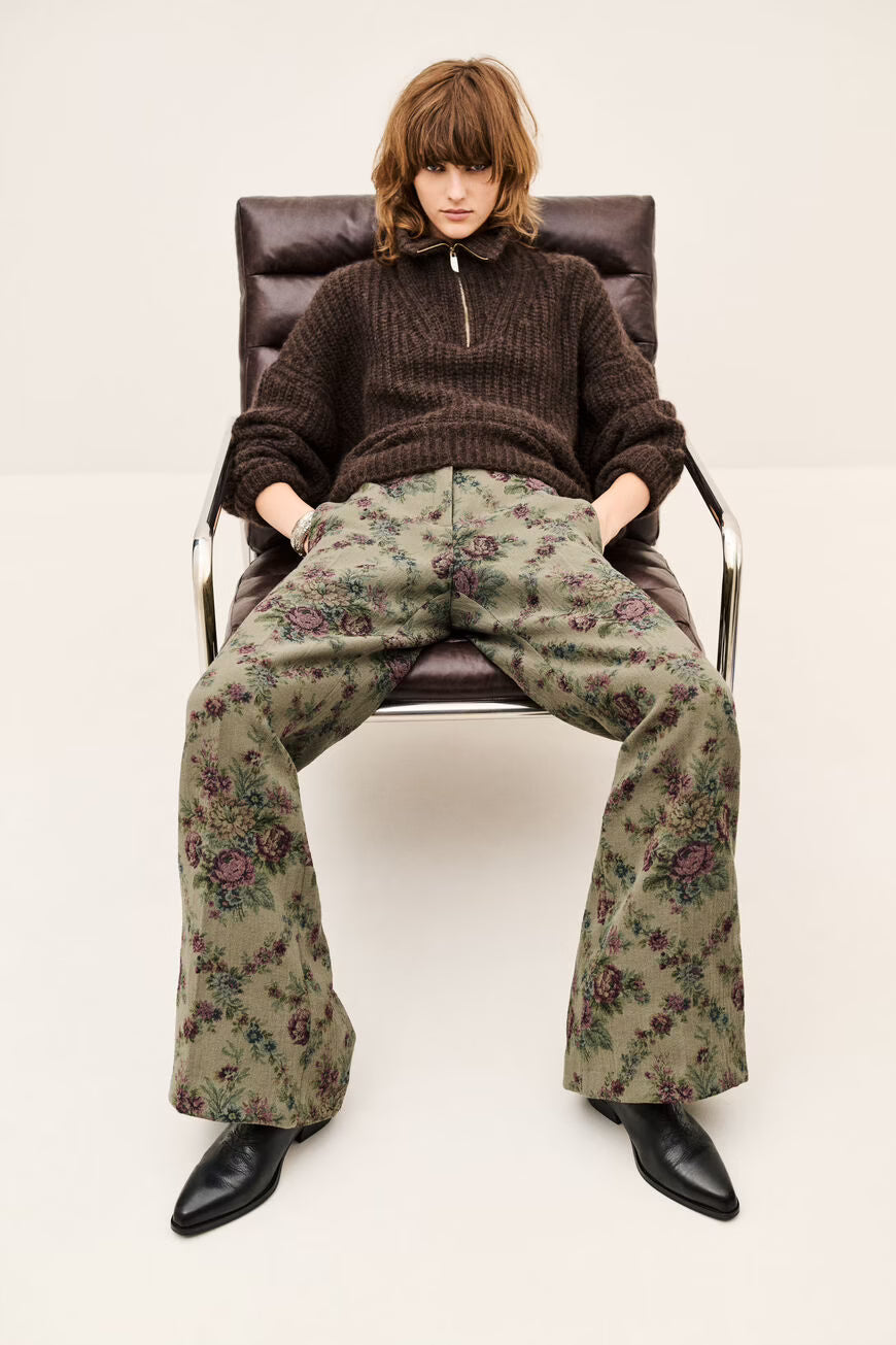 BA&SH PANTALON REMEA KAKI