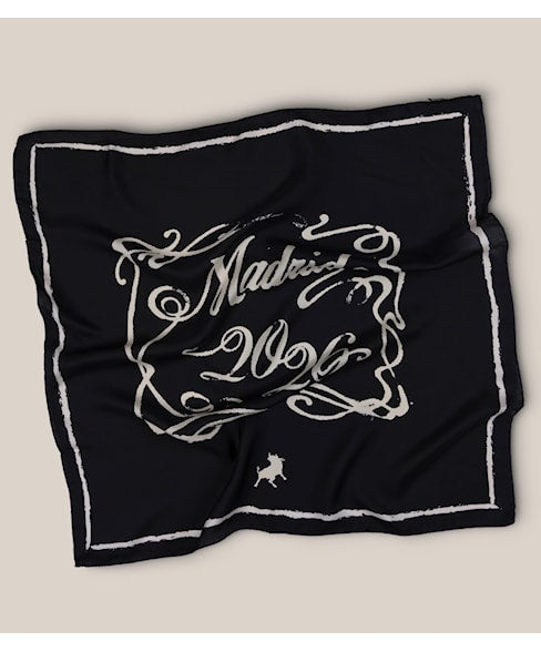 LOIS BOWIE SCARF BLACK
