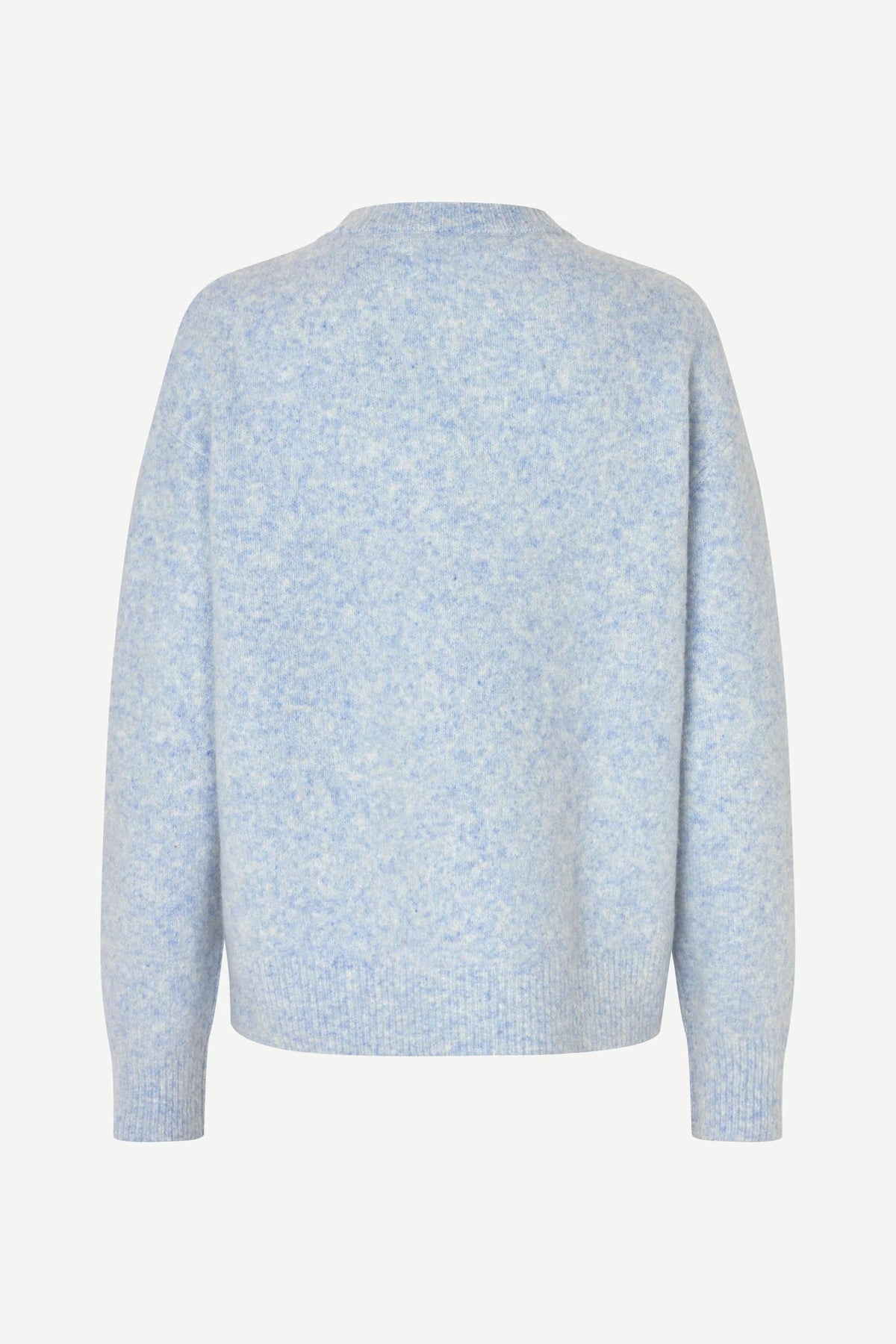 SAMSOE SAMELODY TRUI V-NECK L.BLAUW - S. LABELS
