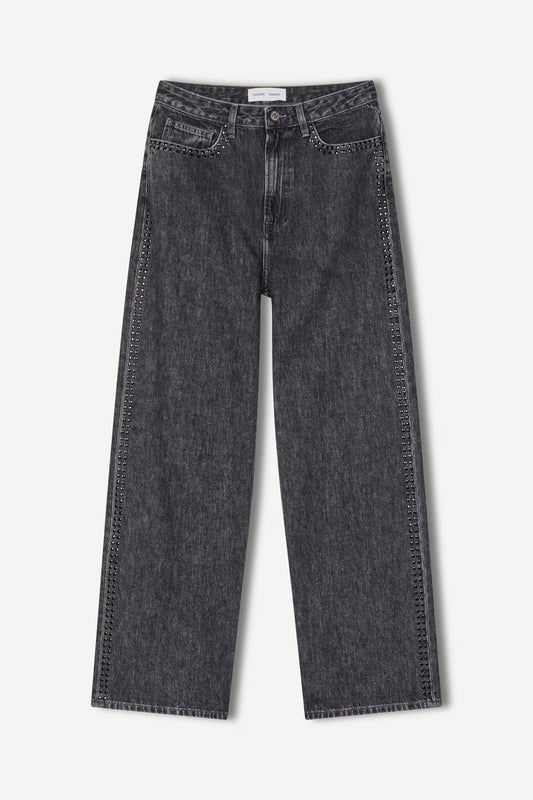 SAMSOE SASHELLY JEANS DARK GREY STUDS