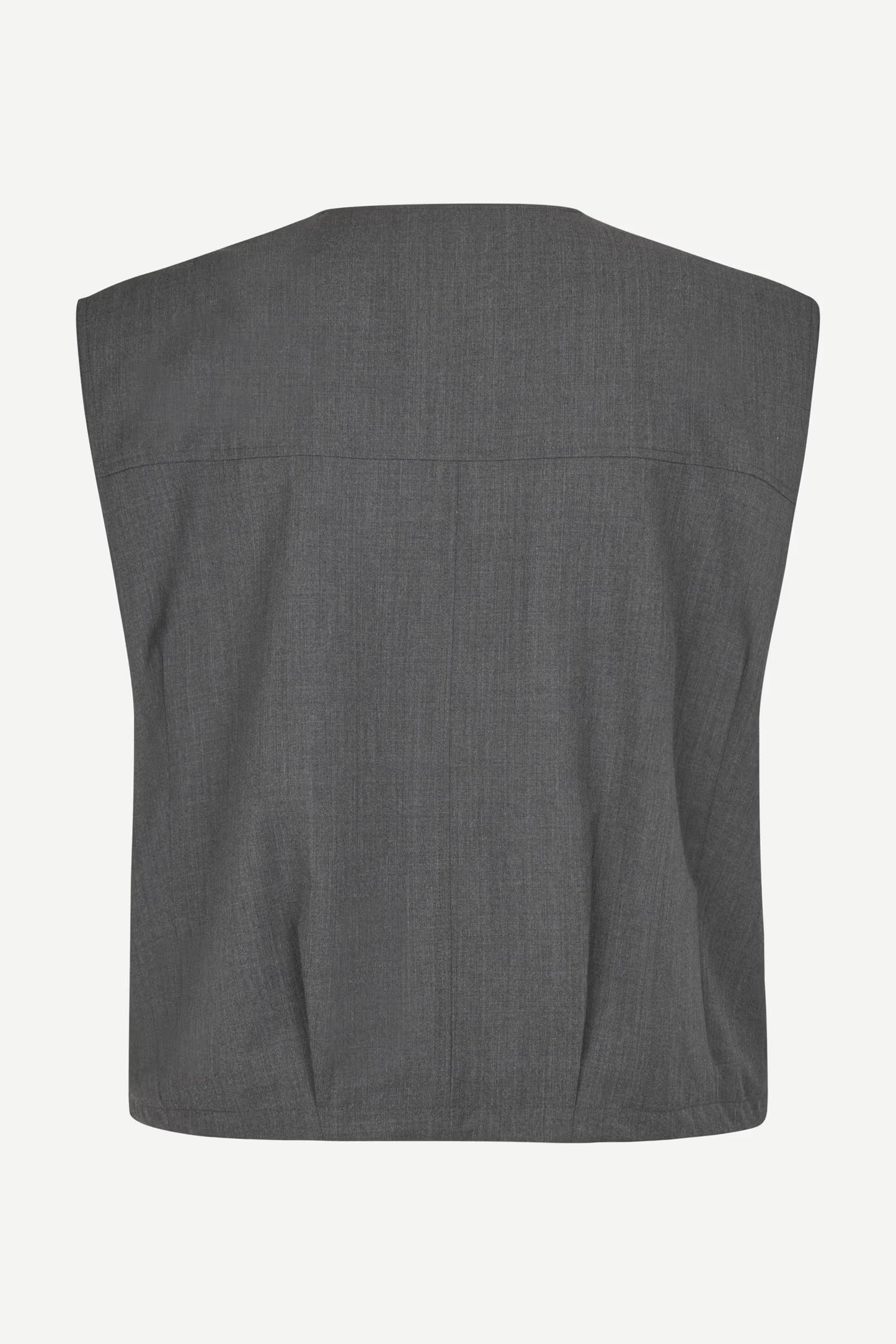 SAMSOE SAKELLY MOUWLOZE BLAZER DARK GREY MELEE - S. LABELS