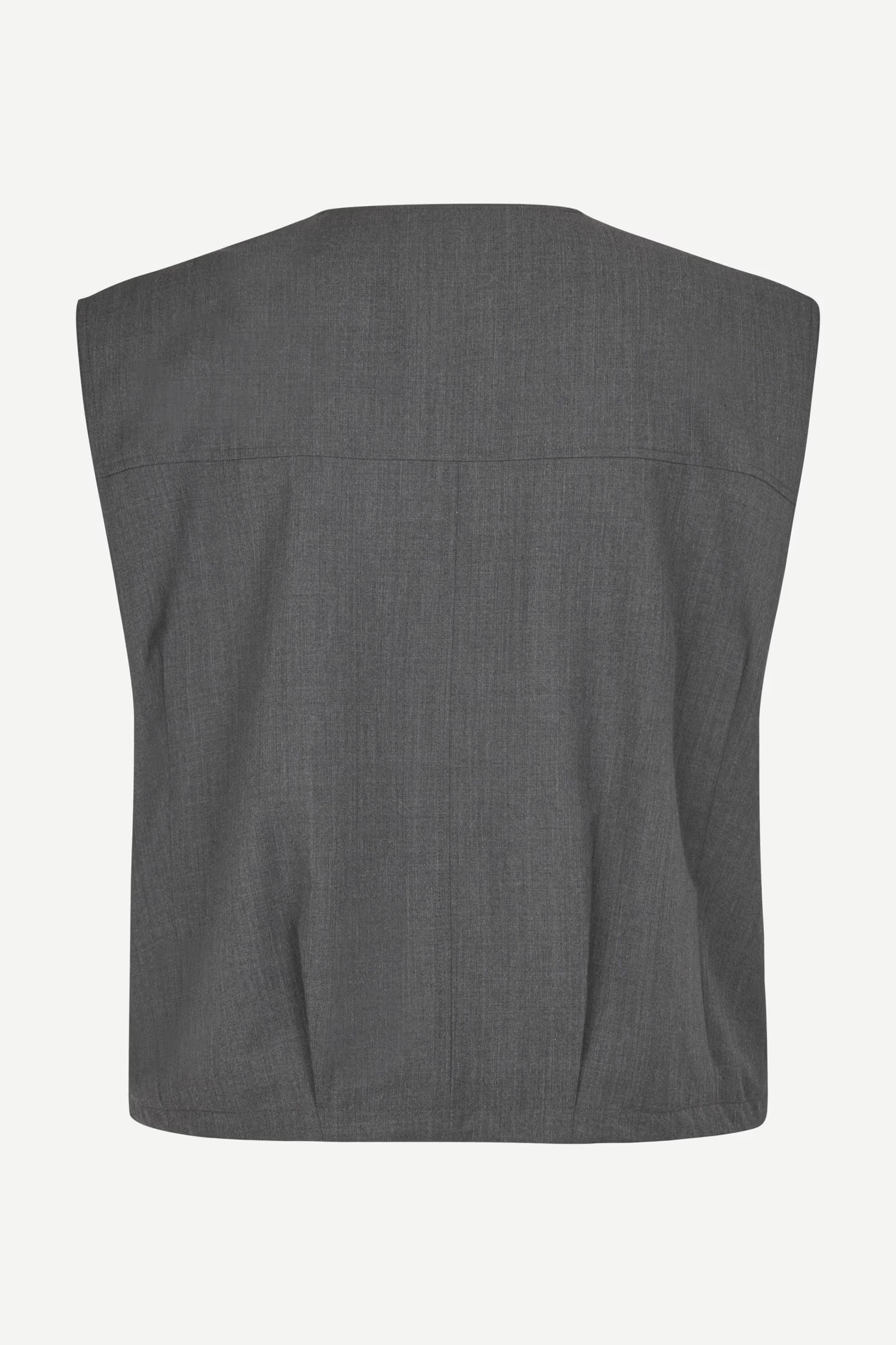 SAMSOE SAKELLY MOUWLOZE BLAZER DARK GREY MELEE - S. LABELS