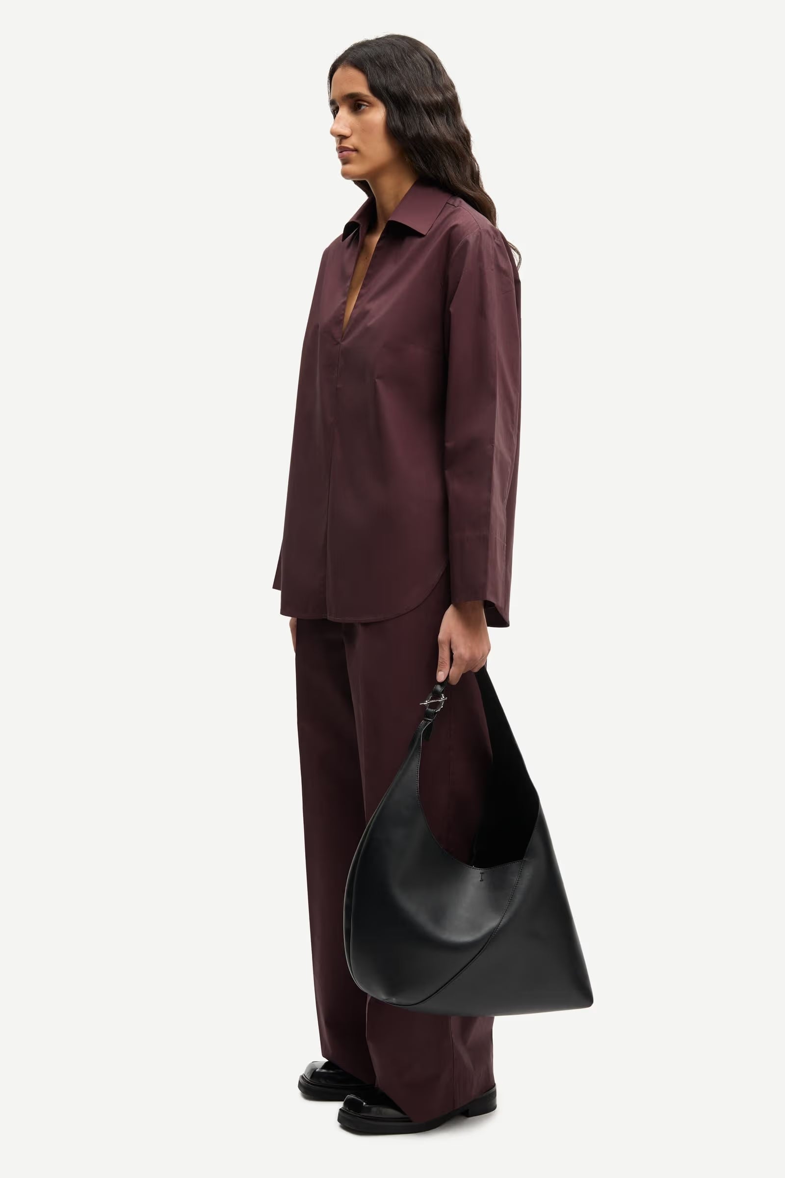 SAMSOE SASULLY BLOUSE FUDGE - S. LABELS