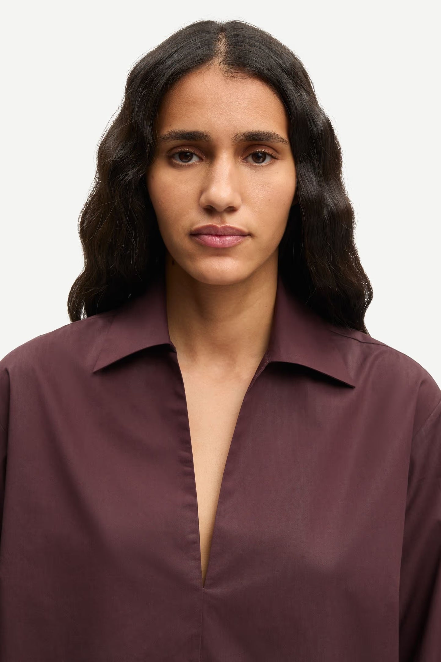 SAMSOE SASULLY BLOUSE FUDGE - S. LABELS