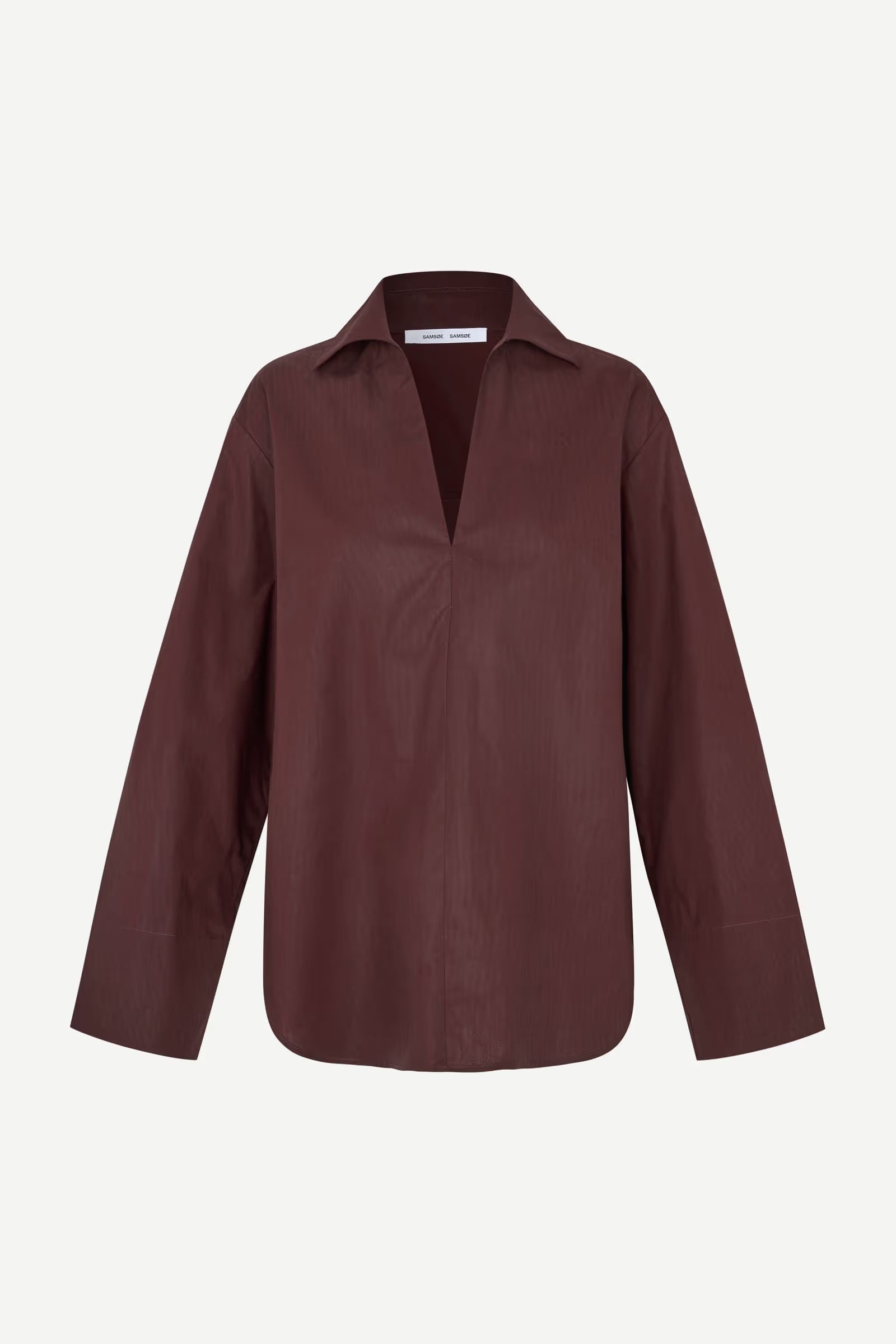 SAMSOE SASULLY BLOUSE FUDGE - S. LABELS