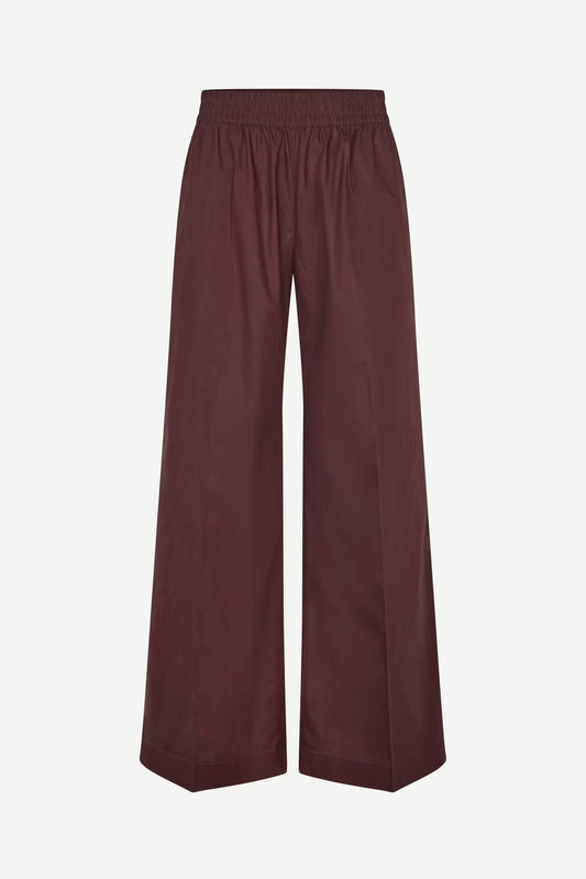 SAMSOE SAJULIO TROUSERS FUDGE - S. LABELS