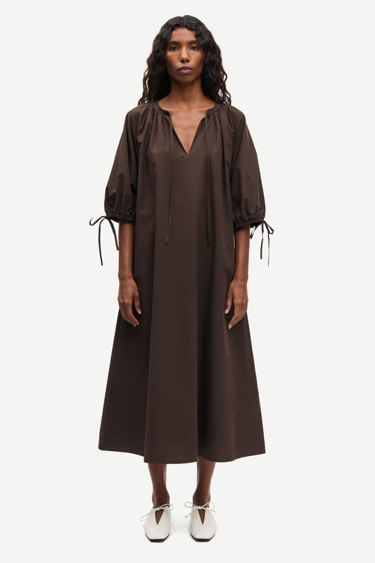 SAMSOE SAMETERAN DRESS BRUIN - S. LABELS
