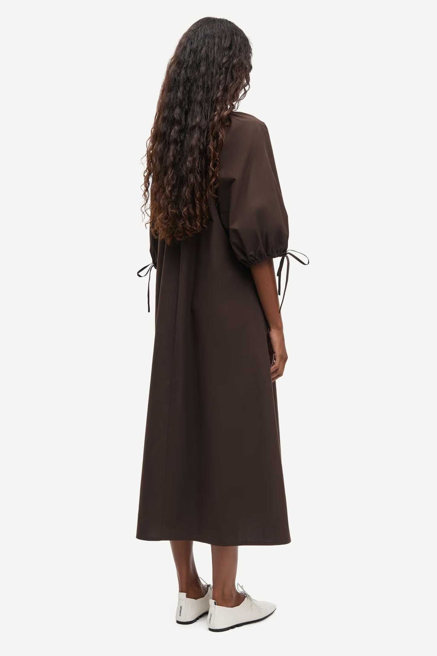 SAMSOE SAMETERAN DRESS BRUIN - S. LABELS
