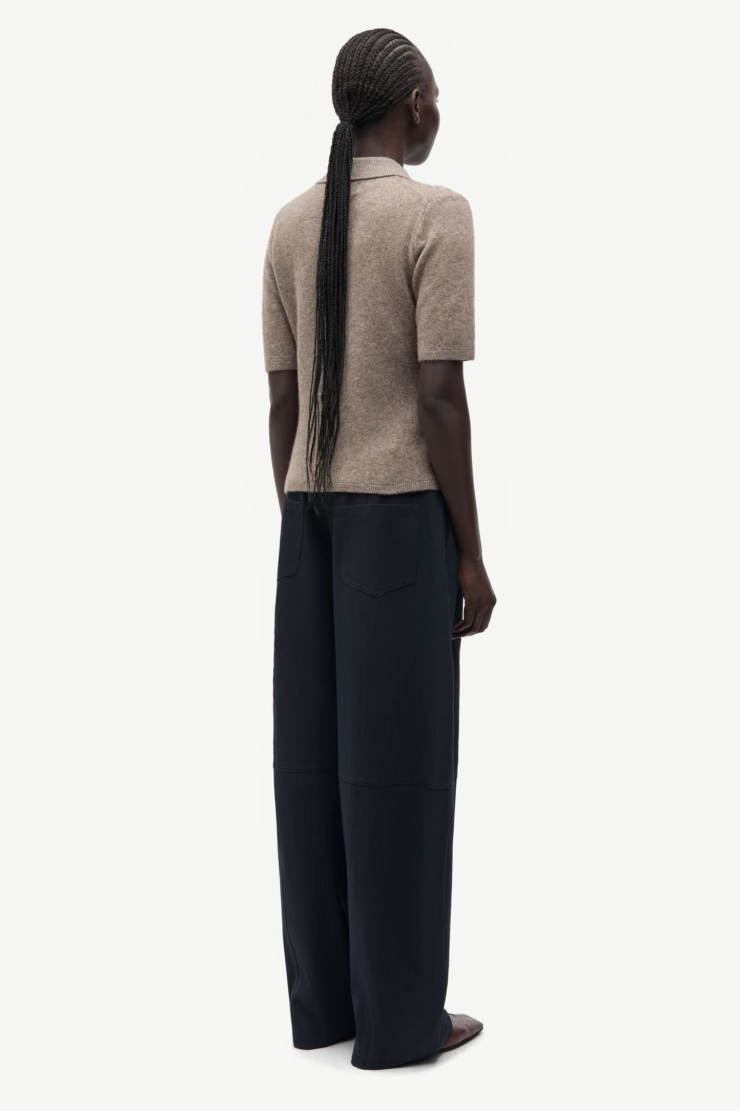 SAMSOE SABIANCA TROUSERS BLAUW