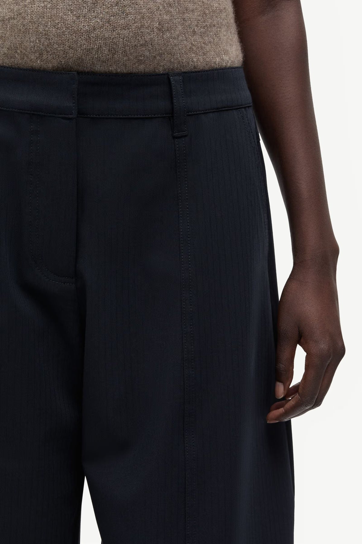 SAMSOE SABIANCA TROUSERS BLAUW