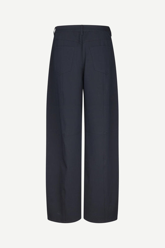 SAMSOE SABIANCA TROUSERS BLAUW