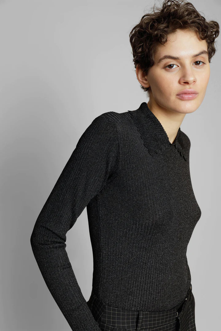 MUNTHE ELSE KNIT TOP MET KRAAGJE - S. LABELS