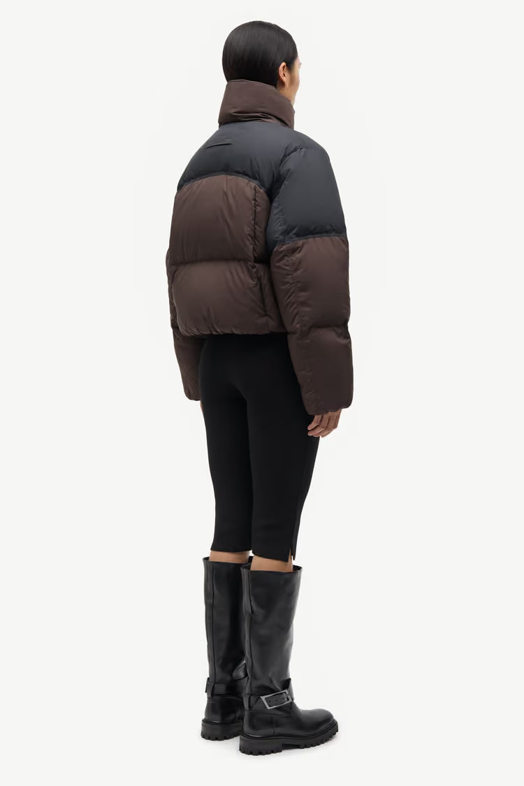 SAMSOE SAFERN PUFFER JACKET BROWN
