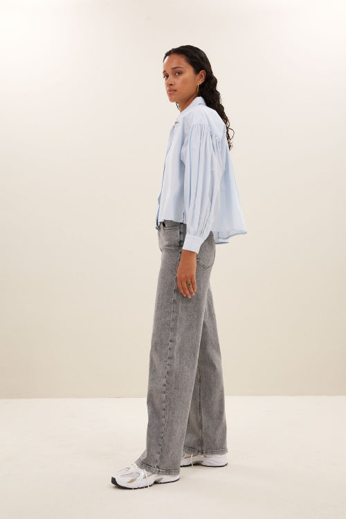 BY BAR SARAH BLOUSE LIGHT BLUE