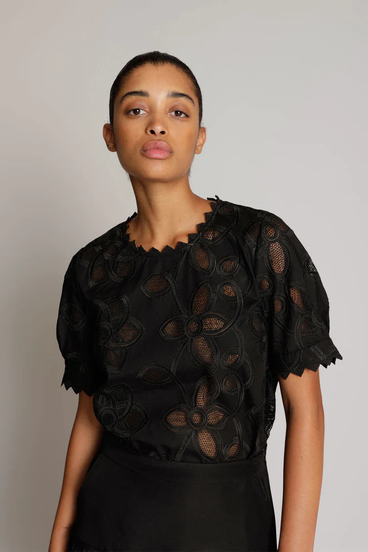 MUNTHE MOSKVA TOP BLACK