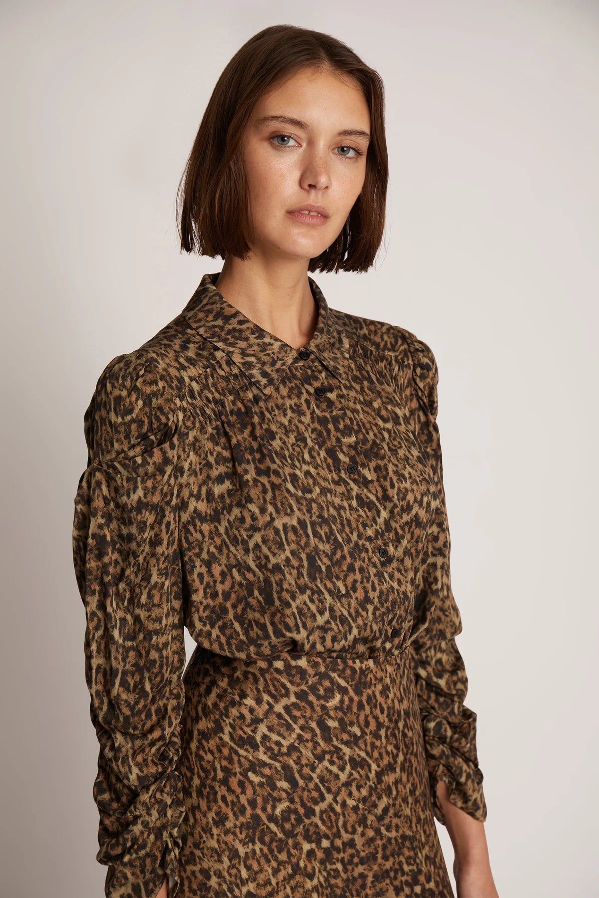 MUNTHE TIELLA BLOUSE LEOPARD