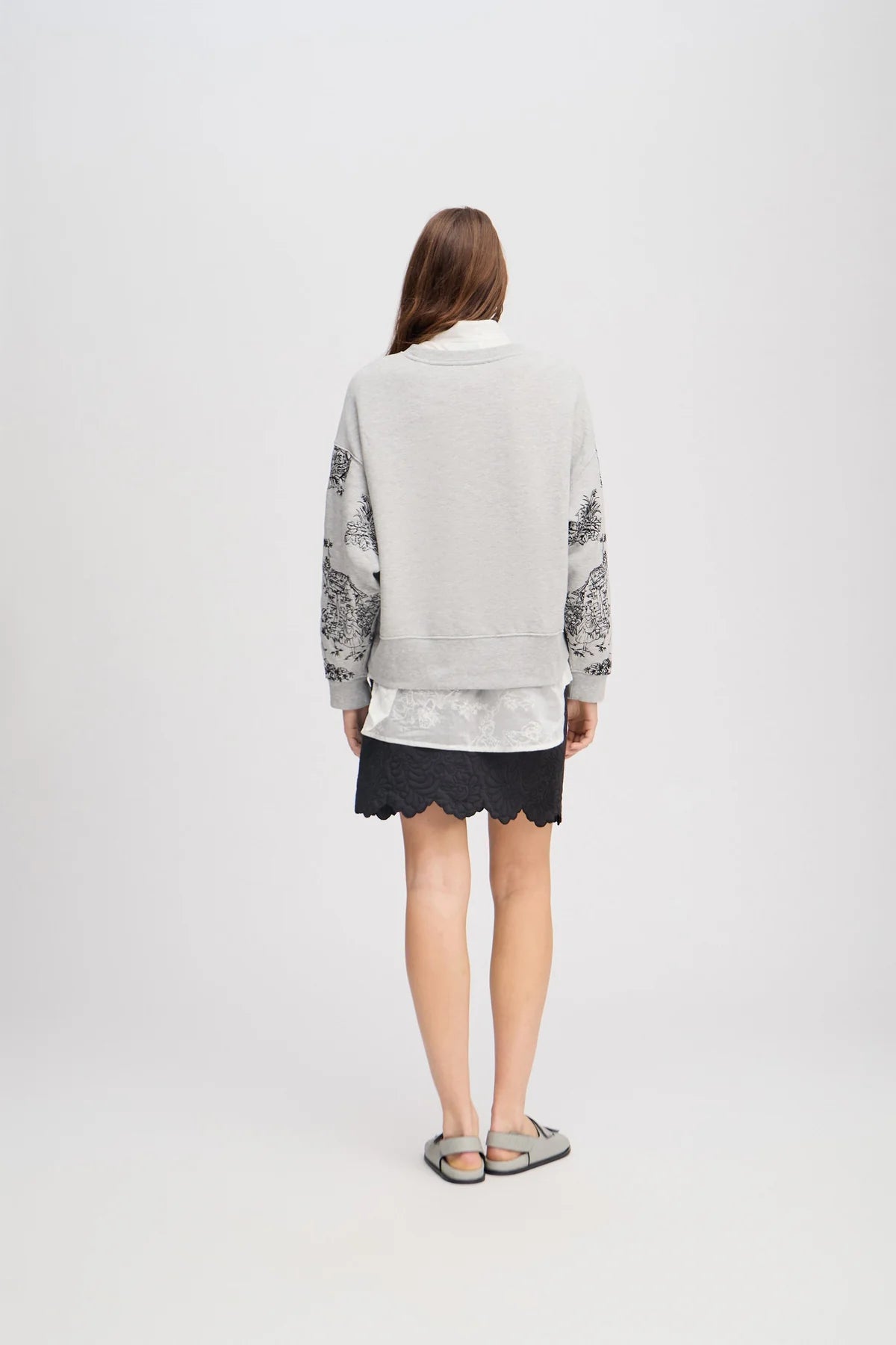 MUNTHE FRIEDE SWEATSHIRT GREY