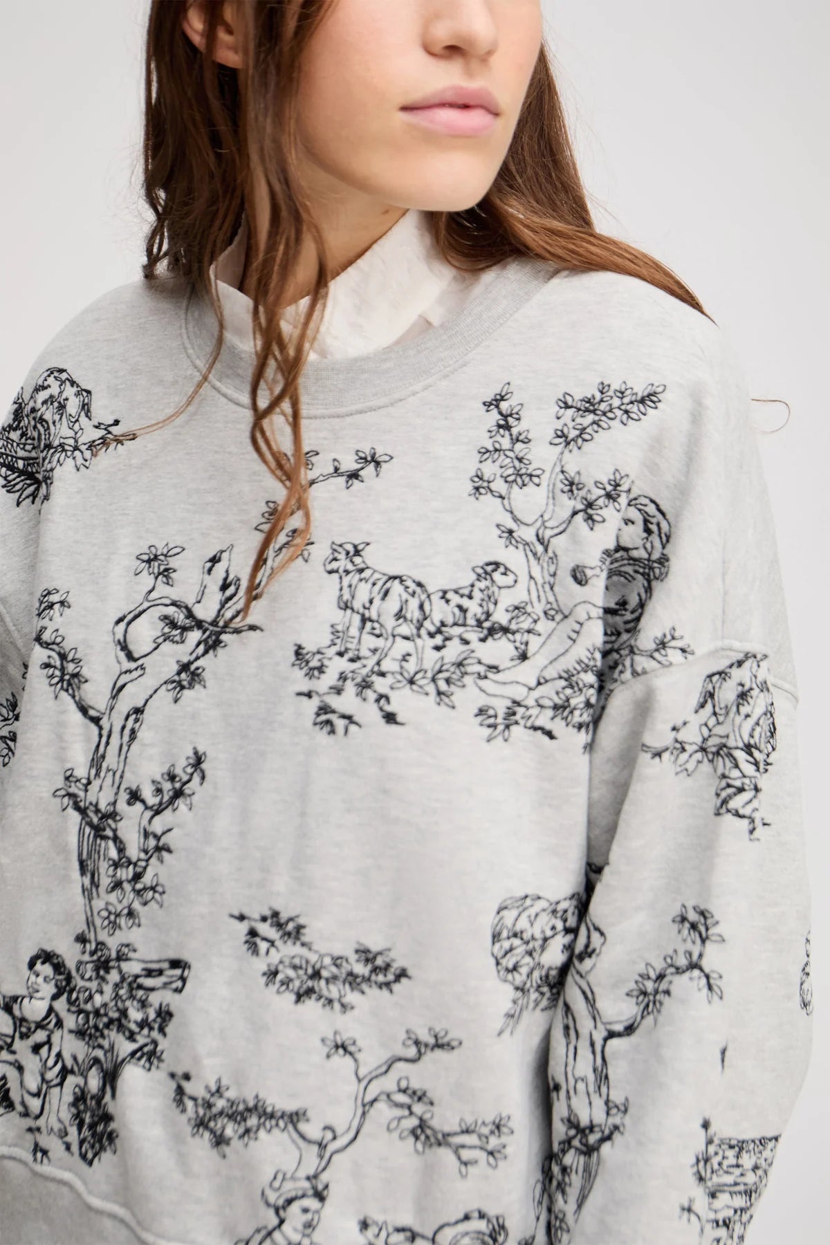 MUNTHE FRIEDE SWEATSHIRT GREY