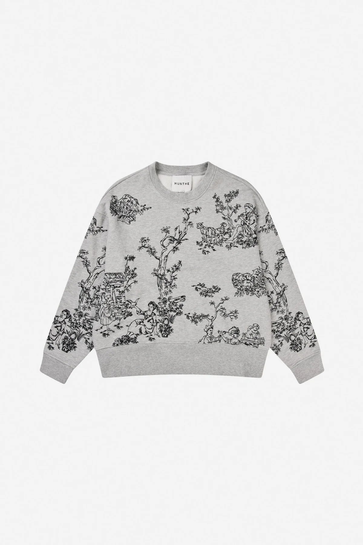 MUNTHE FRIEDE SWEATSHIRT GREY