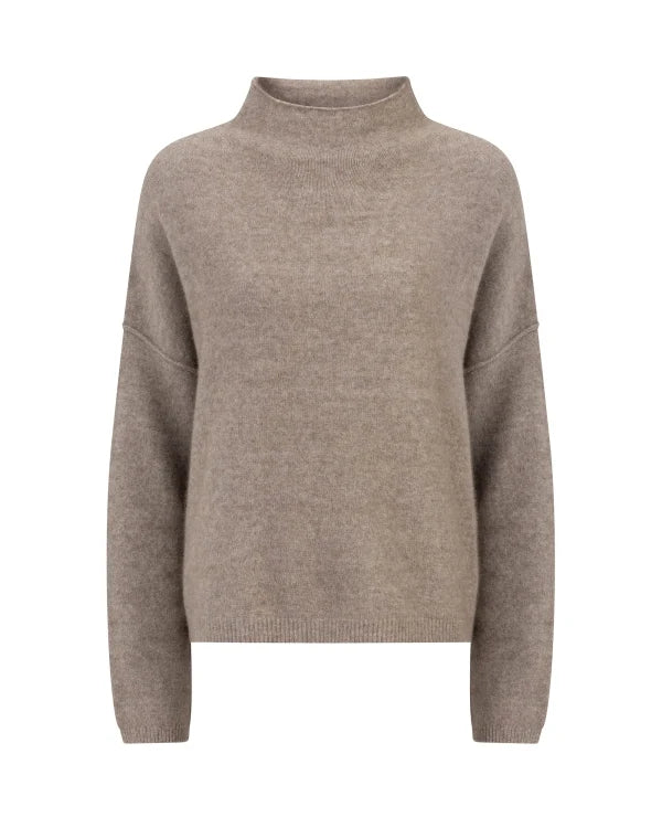 KNIT-TED KIM PULLOVER WALNUT