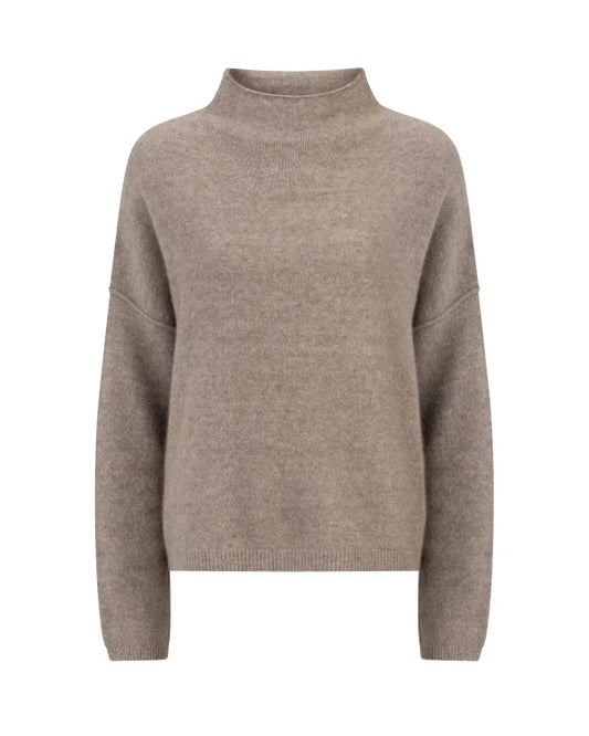 KNIT-TED KIM PULLOVER WALNUT