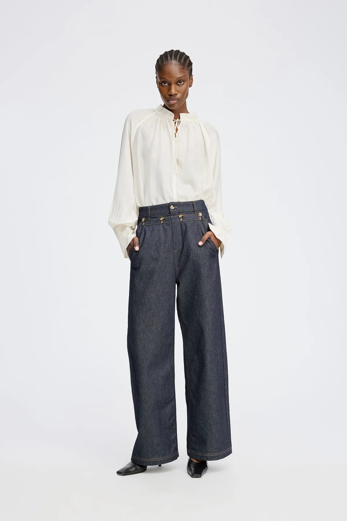 MUNTHE ROSEBERGER BLOUSE IVORY