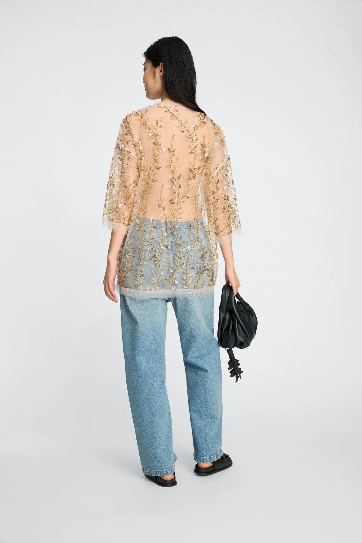 MUNTHE BABUR TOP GOUD - S. LABELS