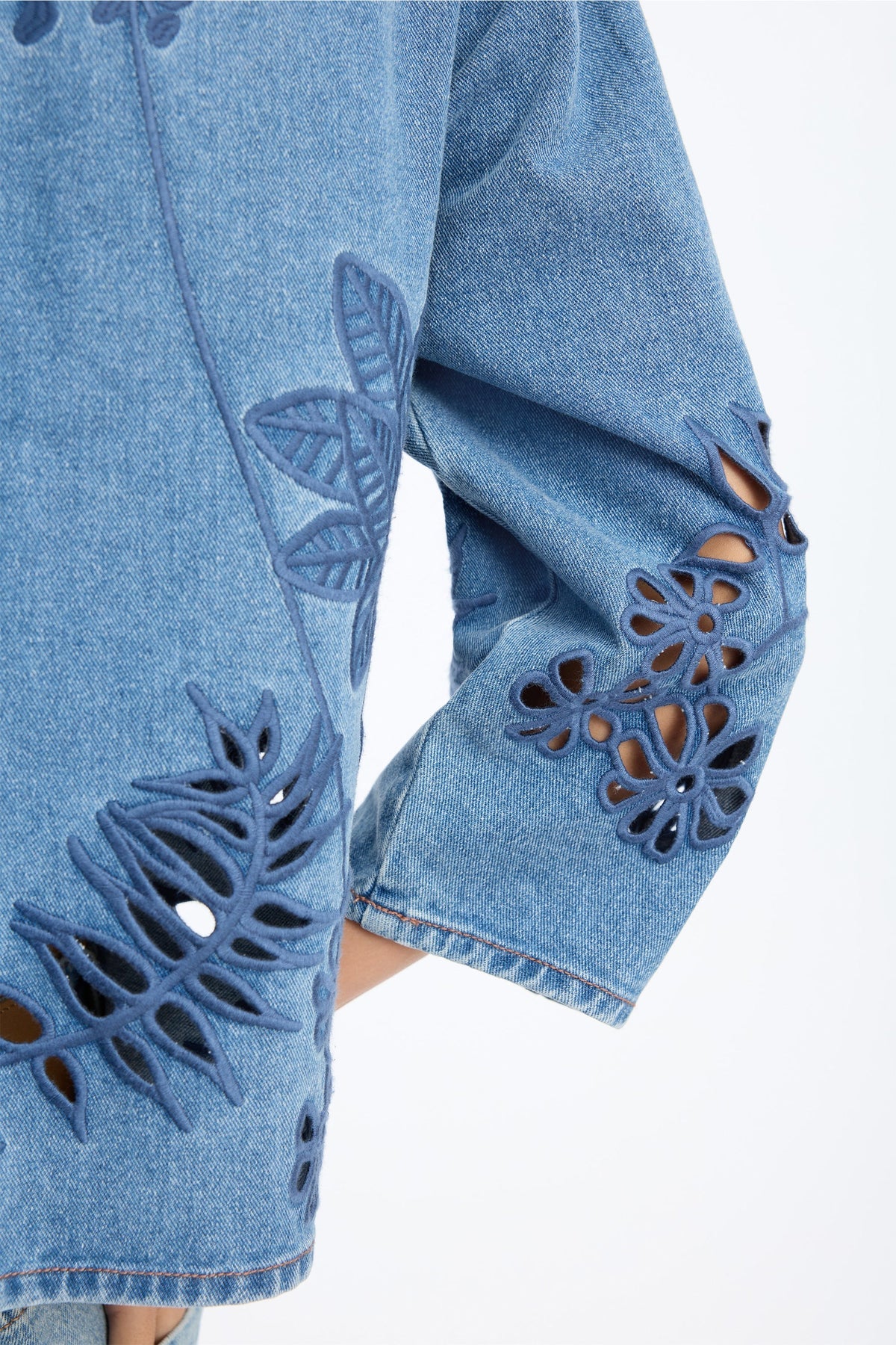 MUNTHE BRAMBLE TOP DENIM - S. LABELS