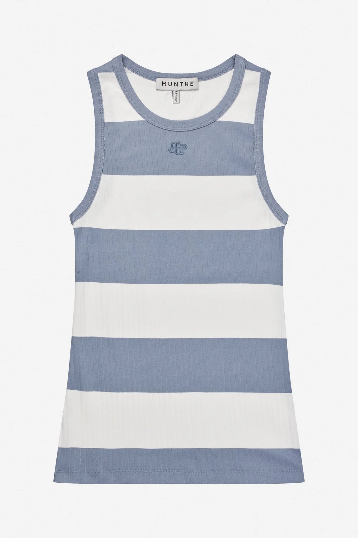 MUNTHE TEZZA TANKTOP STREEP BLAUW - S. LABELS