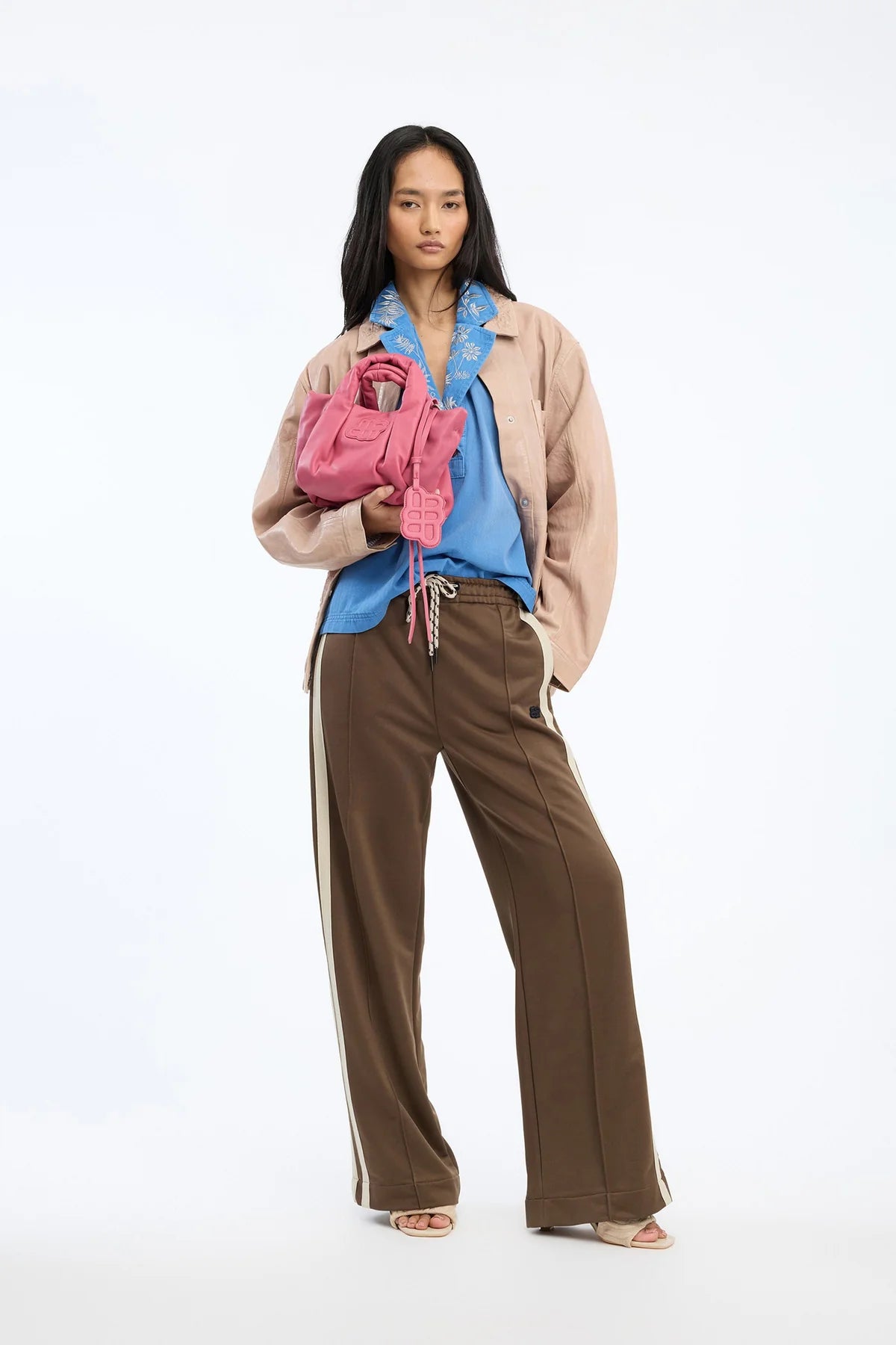 MUNTHE BOUD JOGGING PANTS BROWN - S. LABELS