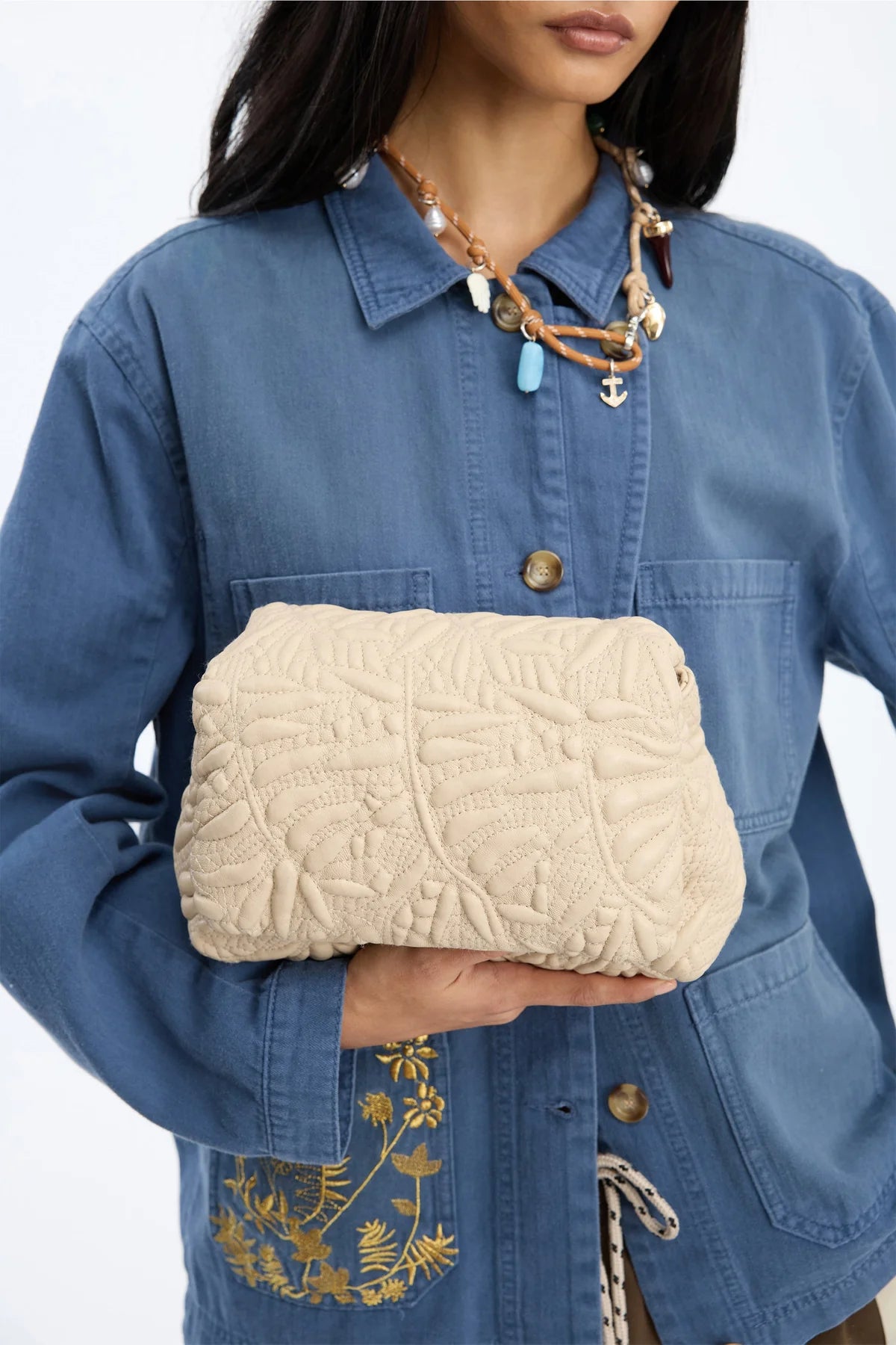 MUNTHE ROLUKE BAG BEIGE - S. LABELS