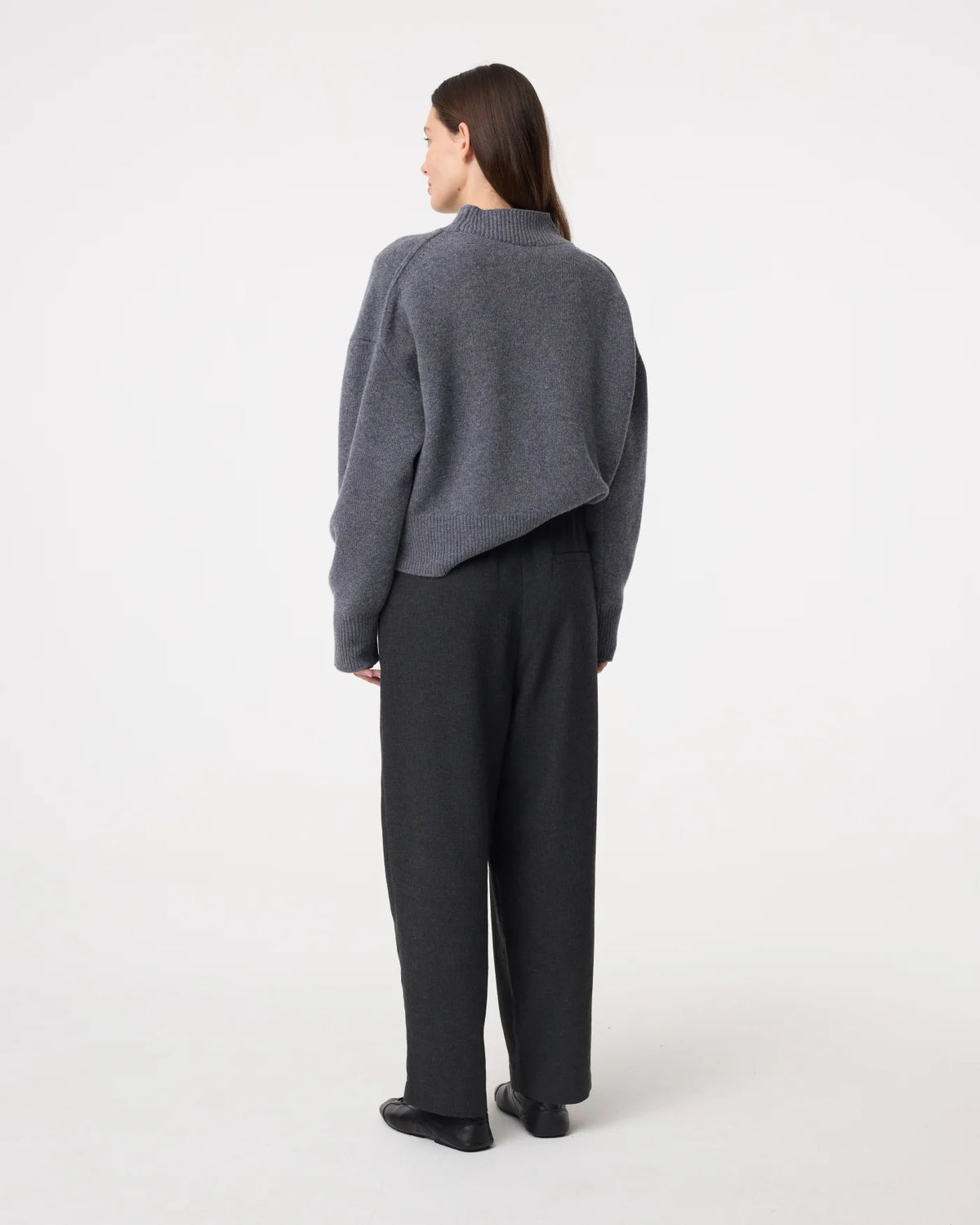 KNIT-TED JEAN PULLOVER ANTRA GRIJS - S. LABELS
